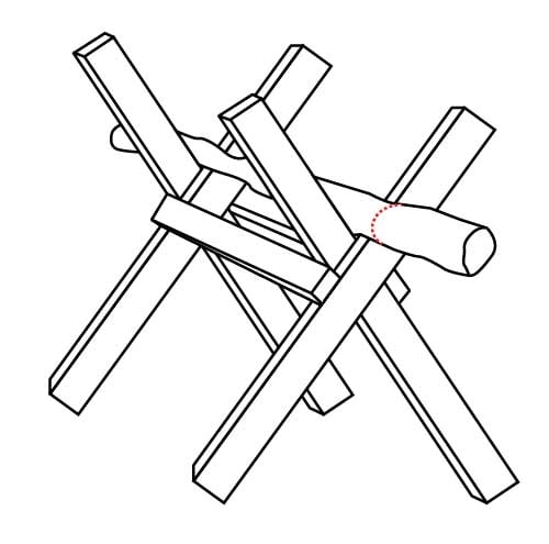Saw Stand For Safely Cutting Small Bowl Blanks